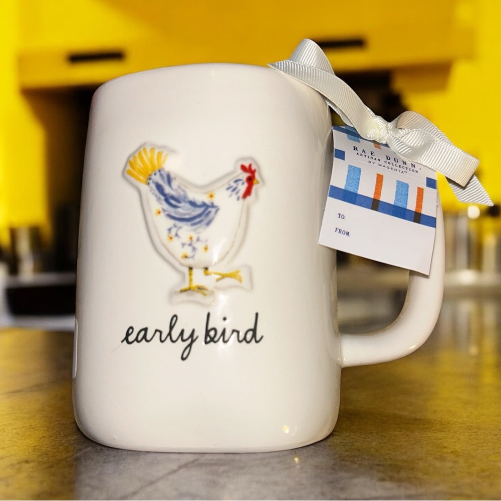 Rae Dunn ‘Early Bird’ Mug NWT